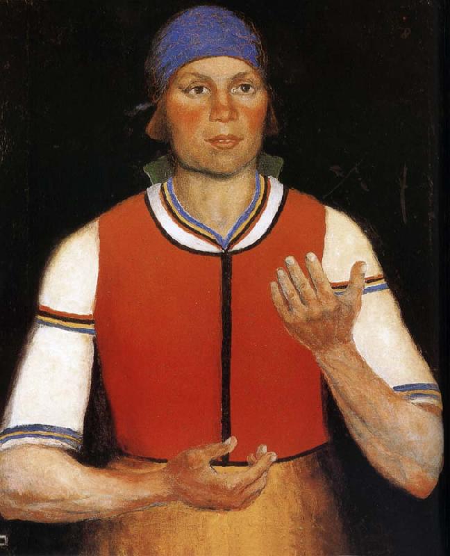 Kasimir Malevich Woman worker oil painting image